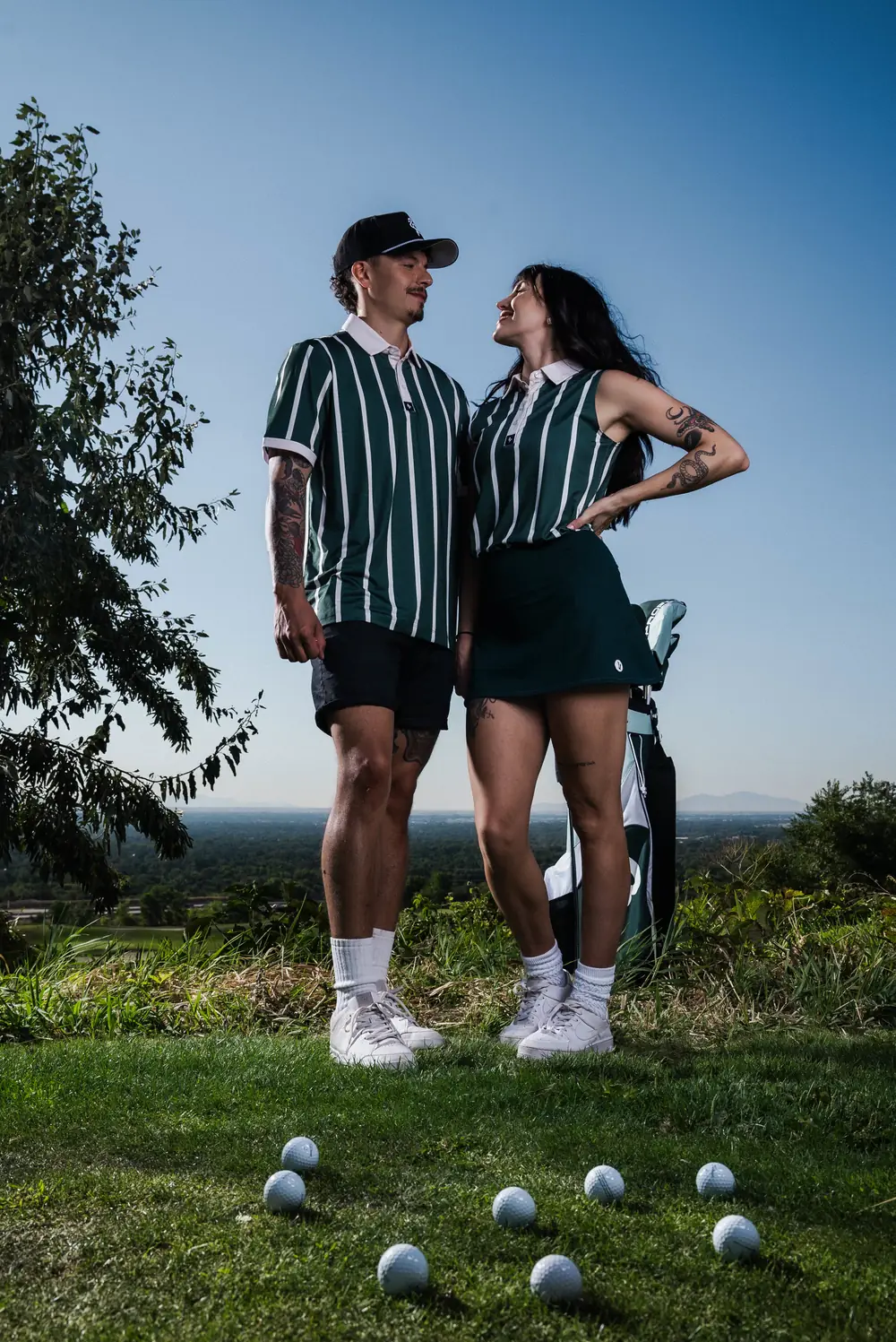 Couple wearing BYRD GANG